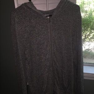 Lightweight, soft gray Old Navy hoodie